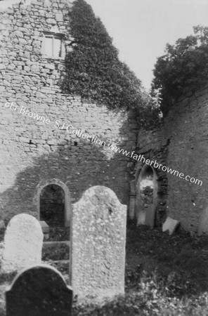 CLONTUSKERT PRIORY NAVE FROM N.W. ANGLE